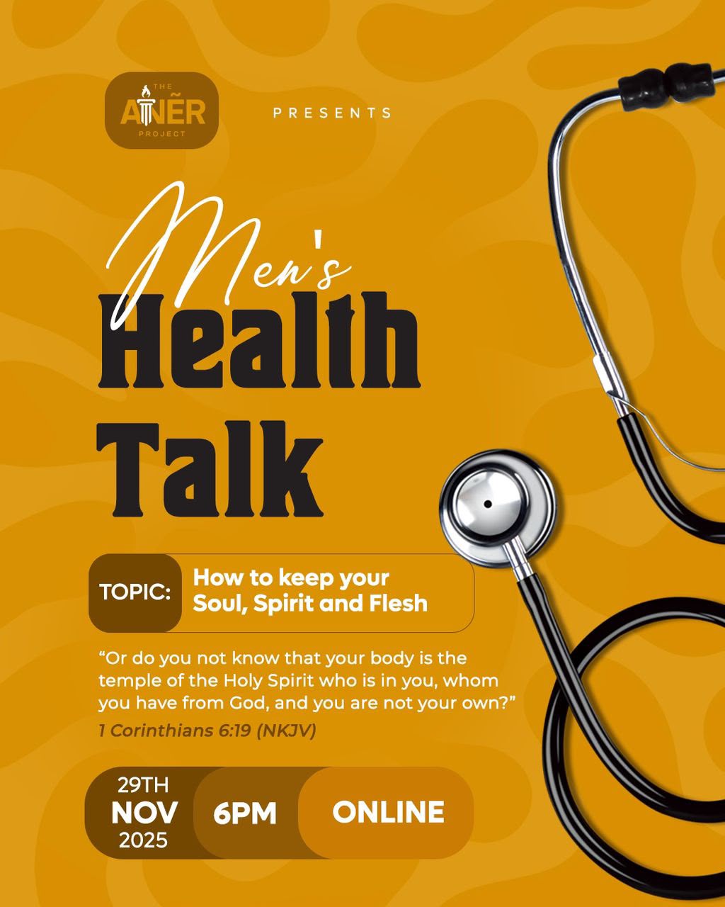 Men's Health Talk flyer