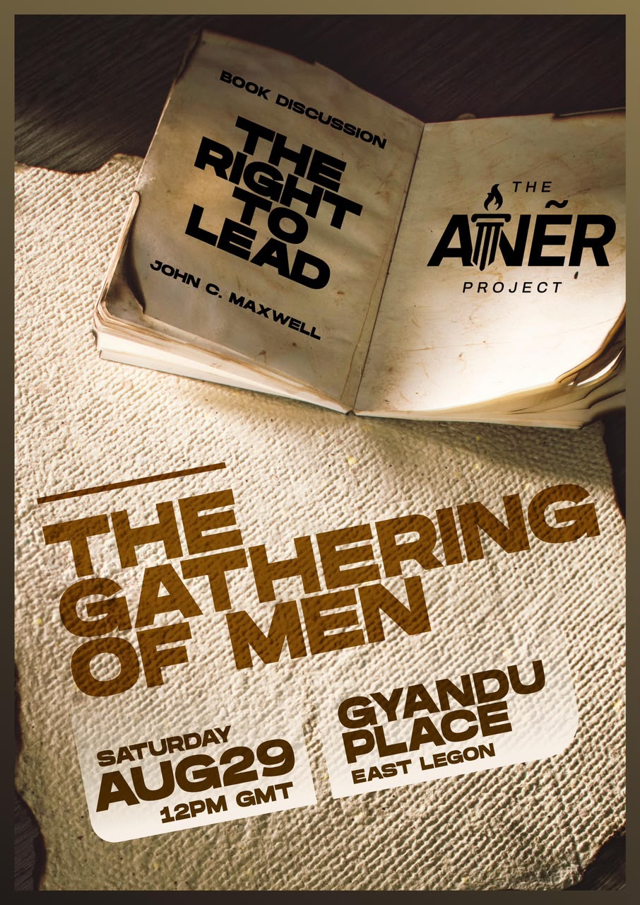 The Gathering of Men — The Right to Lead flyer