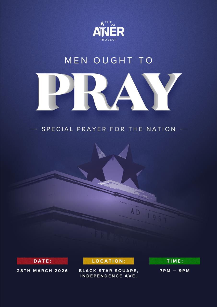 Men Ought to Pray — Prayer for the Nation flyer